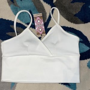 Boohoo White Top NWT